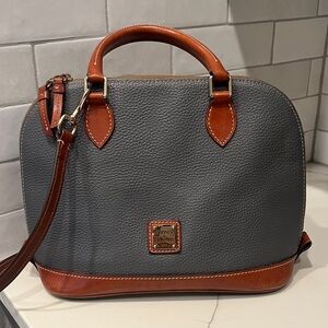 Dooney & Bourke Pebble Grain Zip Zip Satchel